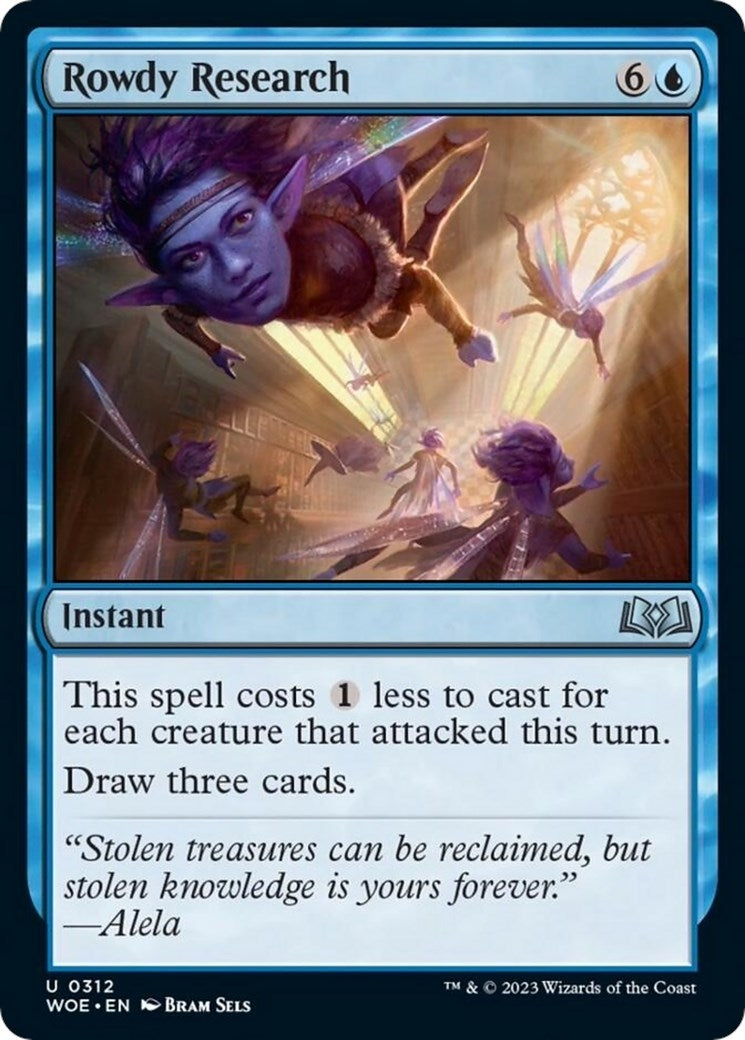 Rowdy Research (312) [WOE] - MTG Single