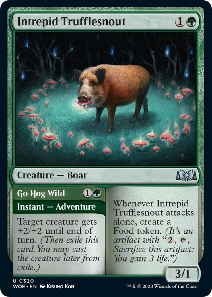 Intrepid Trufflesnout (320) [WOE] - MTG Single