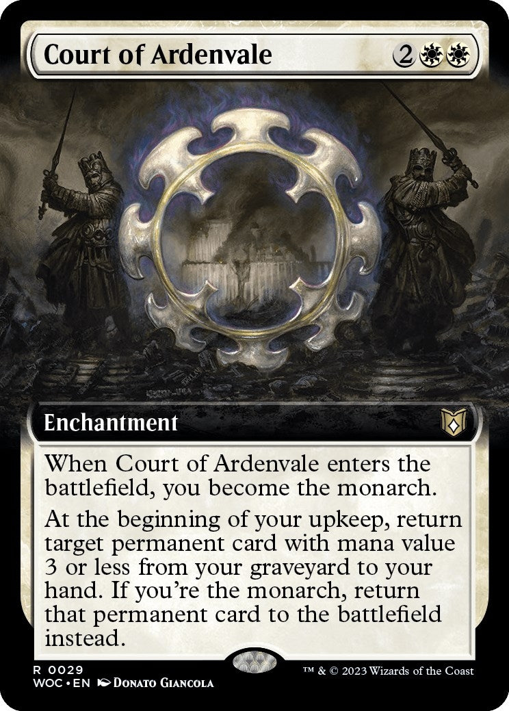 Court of Ardenvale (Extended Art) (29) [WOC] - MTG Single