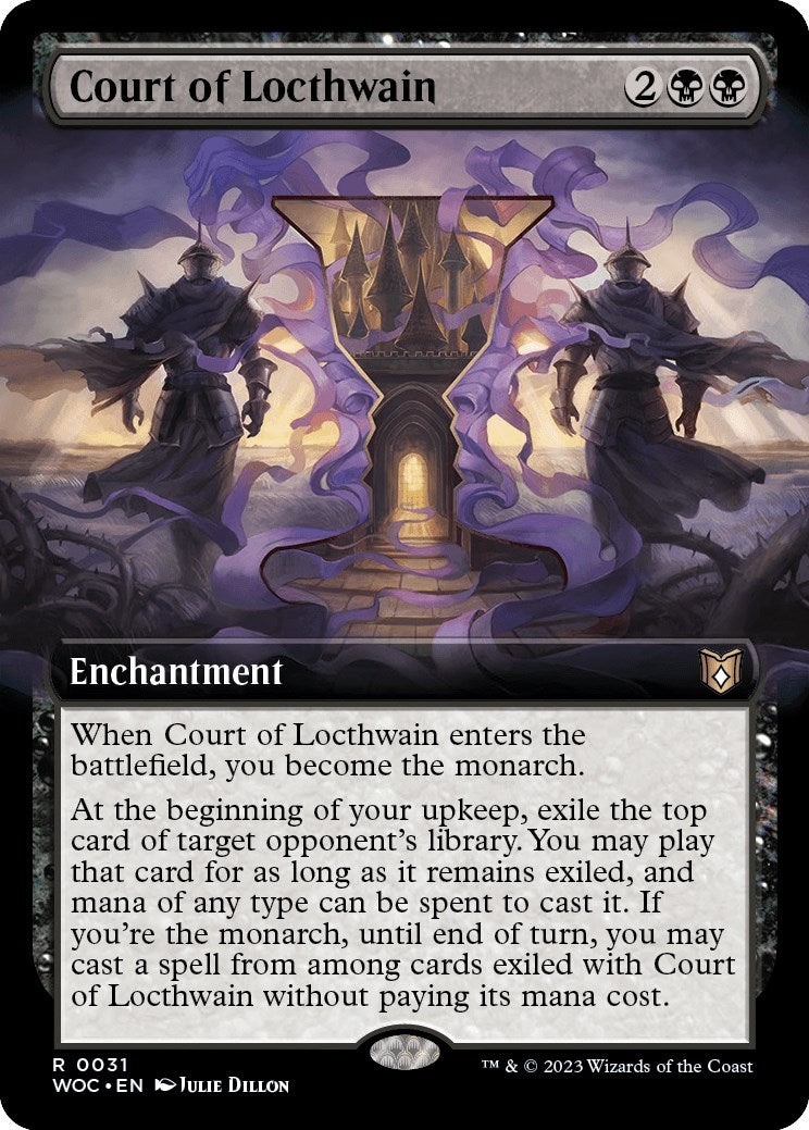 Court of Locthwain (Extended Art) (31) [WOC] - MTG Single