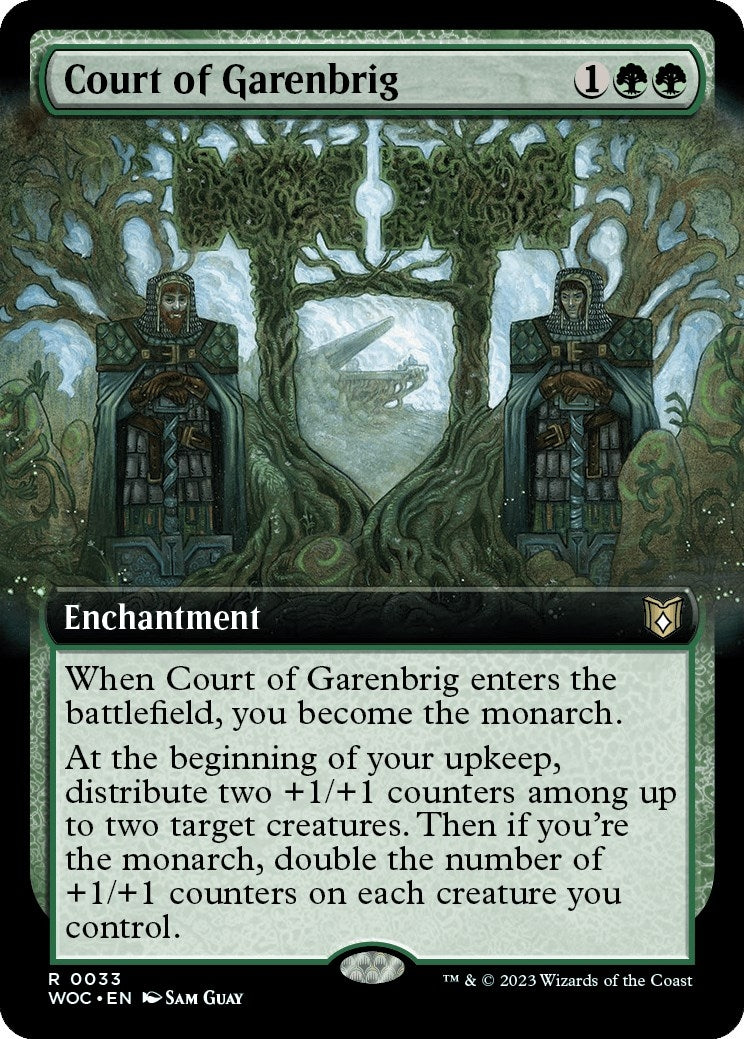 Court of Garenbrig (Extended Art) (33) [WOC] - MTG Single