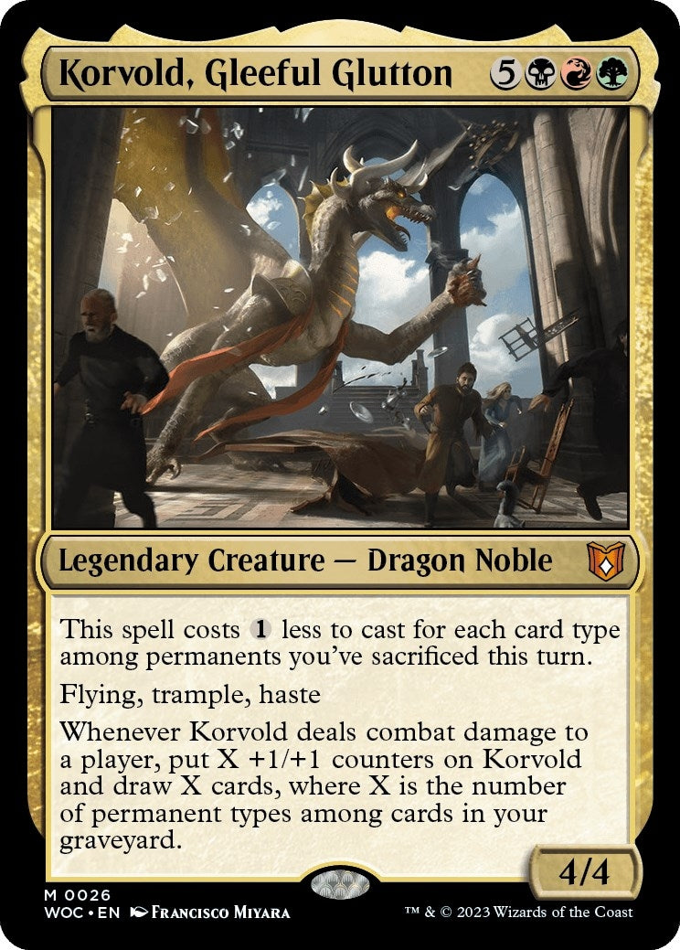 Korvold Gleeful Glutton (26) [WOC] - MTG Single