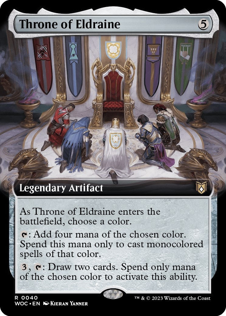 Throne of Eldraine (Extended Art) (40) [WOC] - MTG Single