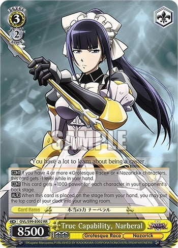 True Capability Narberal (99002) [OVL/S99] - Weiss Schwarz Single