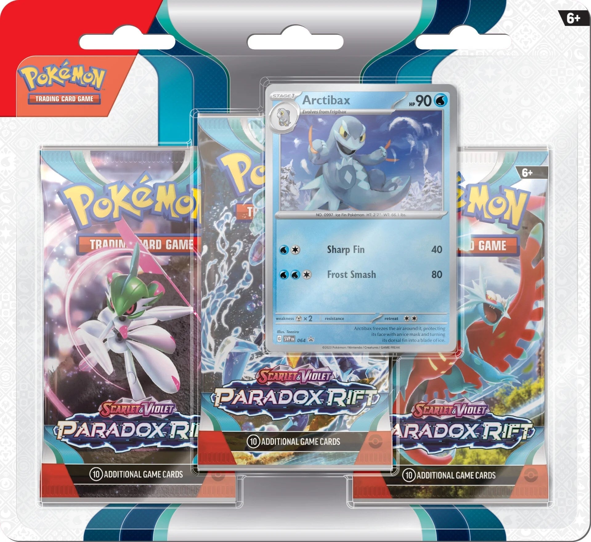 Paradox Rift 3 Pack Blister [Arctibax] (PAR) - Pokemon Sealed