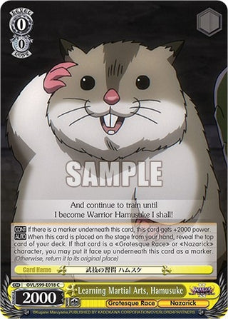 Learning Martial Arts Hamusuke (99018) [OVL/S99] - Weiss Schwarz Single