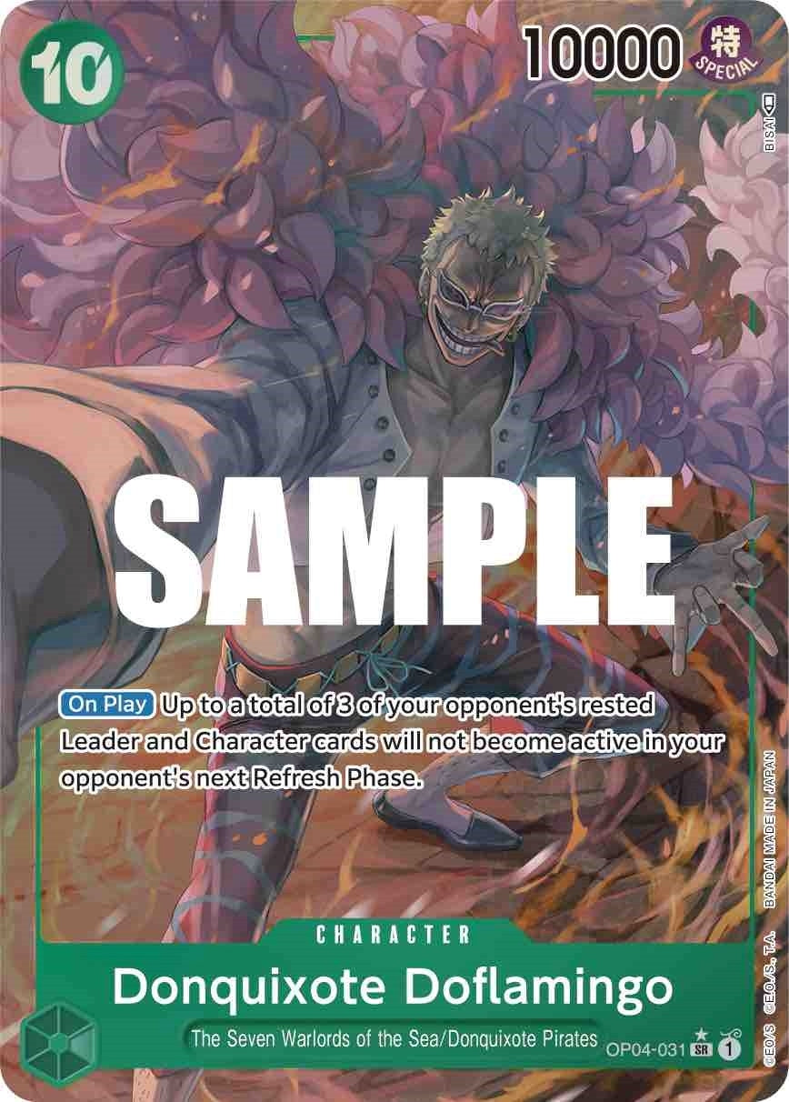 Donquixote Doflamingo (031) (Alternate Art) (4031) (OP04) - One Piece Card Game Single
