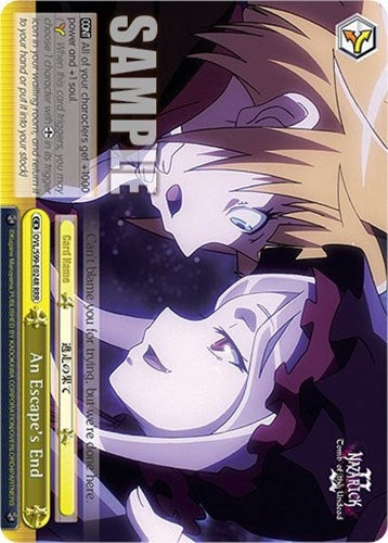 An Escape’s End (RRR) (99024) [OVL/S99] - Weiss Schwarz Single