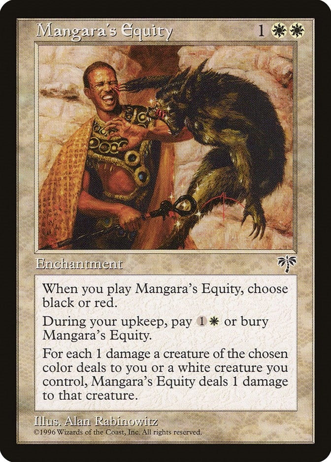 Mangara’s Equity [MIR] - MTG Single