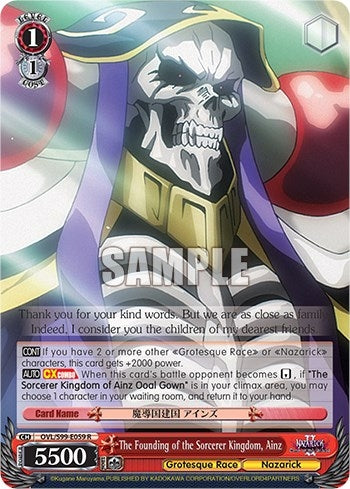 The Founding of the Sorcerer Kingdom Ainz (99059) [OVL/S99] - Weiss Schwarz Single