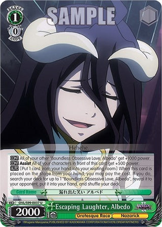 Escaping Laughter Albedo (99037) [OVL/S99] - Weiss Schwarz Single