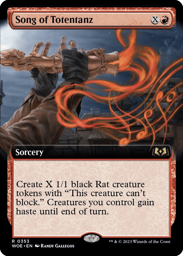 Song of Totentanz (Extended Art) (353) [WOE] - MTG Single