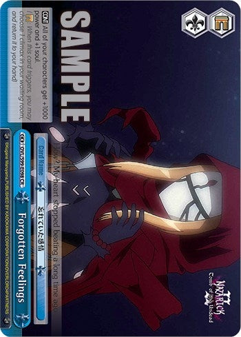 Forgotten Feelings (99098) [OVL/S99] - Weiss Schwarz Single