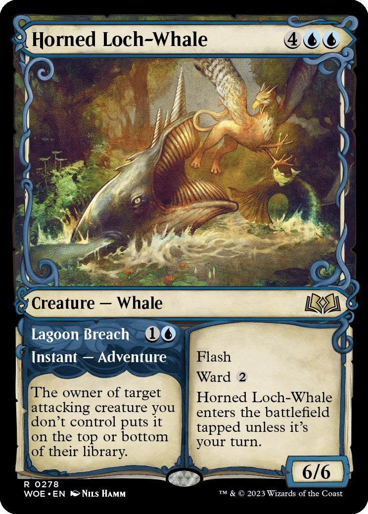 Horned Loch-Whale (Showcase) (278) [WOE] - MTG Single