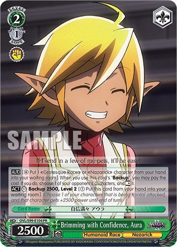 Brimming with Confidence Aura (99104) [OVL/S99] - Weiss Schwarz Single