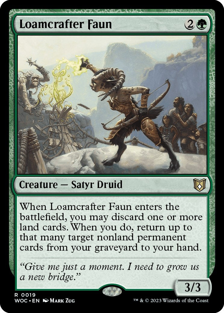 Loamcrafter Faun (19) [WOC] - MTG Single