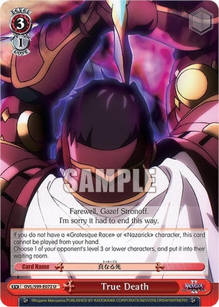 True Death (99072) [OVL/S99] - Weiss Schwarz Single