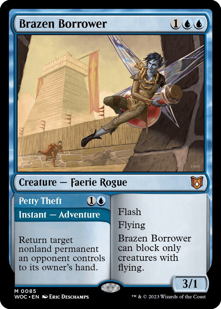 Brazen Borrower (85) [WOC] - MTG Single
