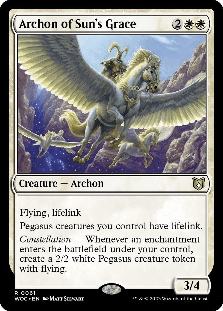 Archon of Sun’s Grace (61) [WOC] - MTG Single