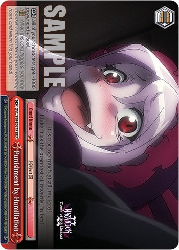 Punishment by Humiliation (RRR) (99074) [OVL/S99] - Weiss Schwarz Single