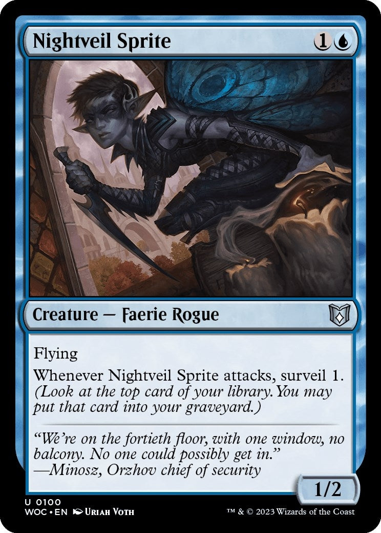 Nightveil Sprite (100) [WOC] - MTG Single