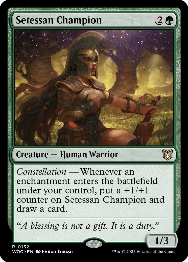 Setessan Champion (132) [WOC] - MTG Single