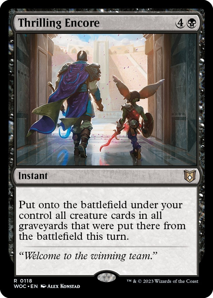 Thrilling Encore (118) [WOC] - MTG Single