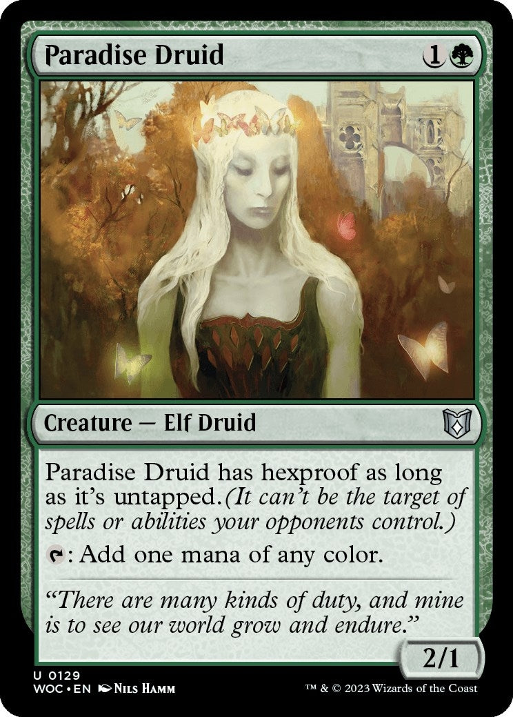 Paradise Druid (129) [WOC] - MTG Single