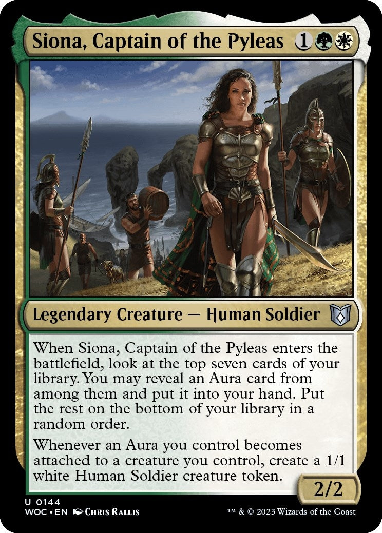 Siona Captain of the Pyleas (144) [WOC] - MTG Single