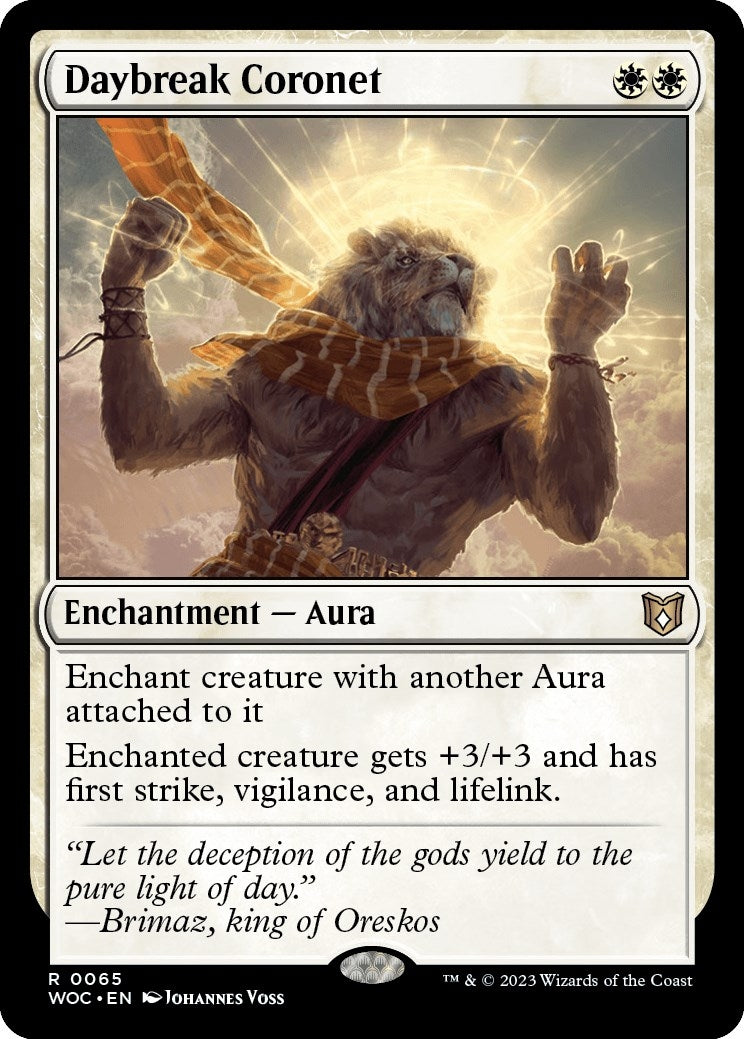 Daybreak Coronet (65) [WOC] - MTG Single