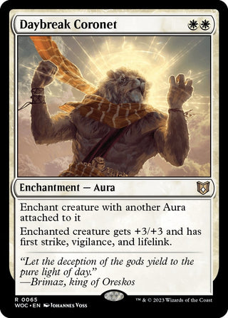 Daybreak Coronet (65) [WOC] - MTG Single