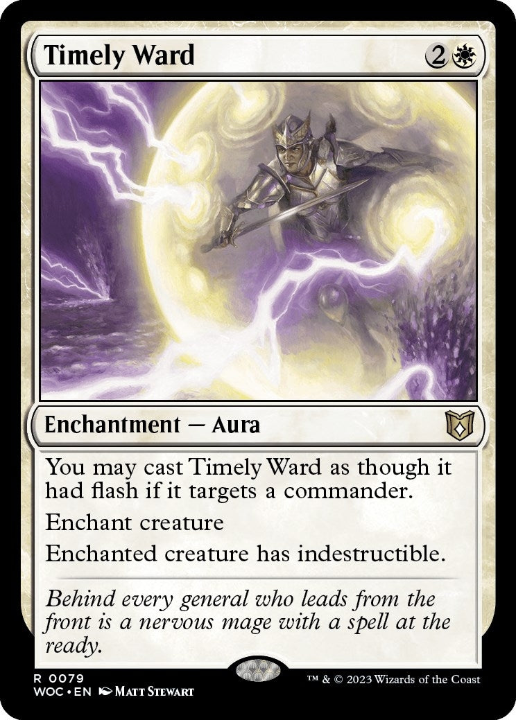 Timely Ward (79) [WOC] - MTG Single