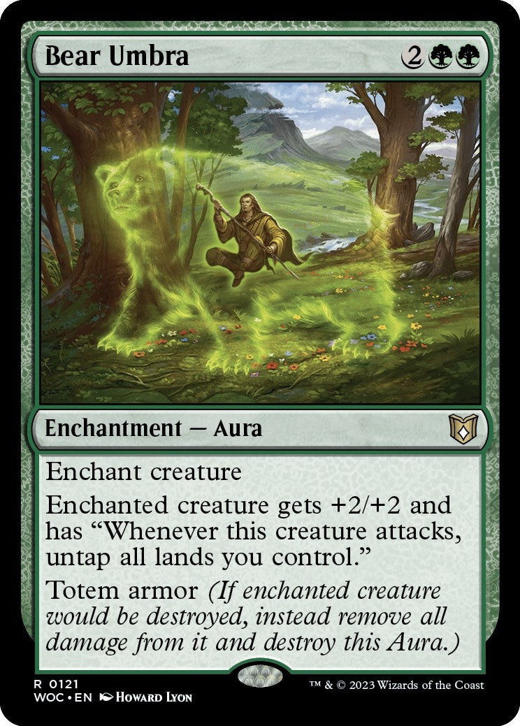 Bear Umbra (121) [WOC] - MTG Single