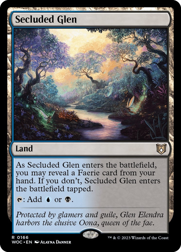 Secluded Glen (166) [WOC] - MTG Single