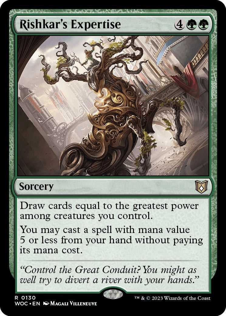 Rishkar’s Expertise (130) [WOC] - MTG Single