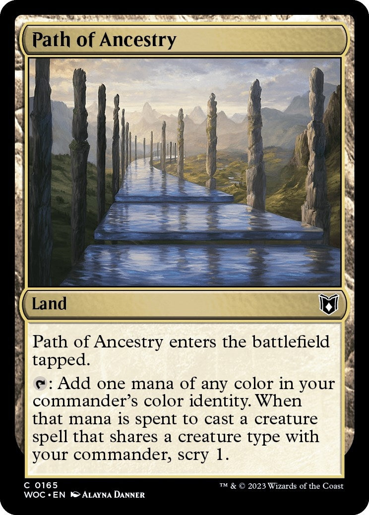 Path of Ancestry (165) [WOC] - MTG Single