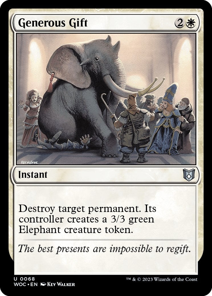 Generous Gift (68) [WOC] - MTG Single
