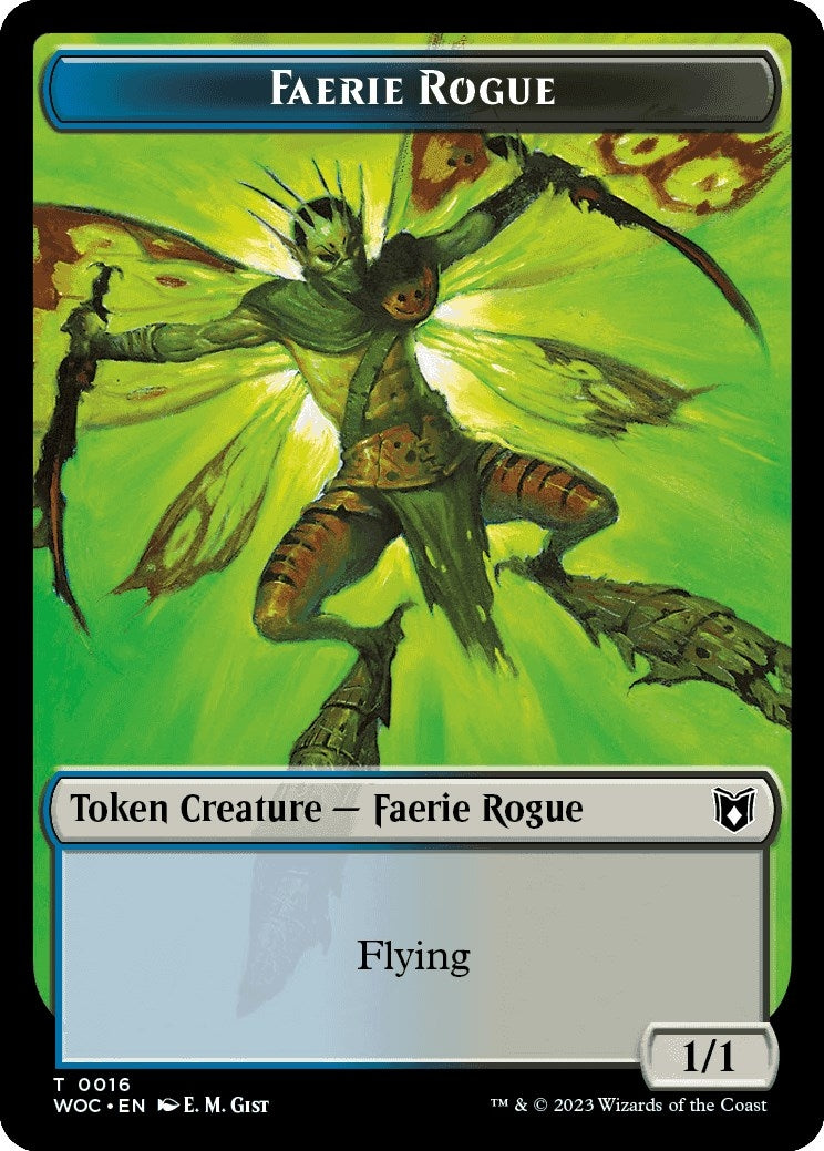 Faerie Rogue (0016) // Copy Double-Sided Token (0) [WOC] - MTG Single