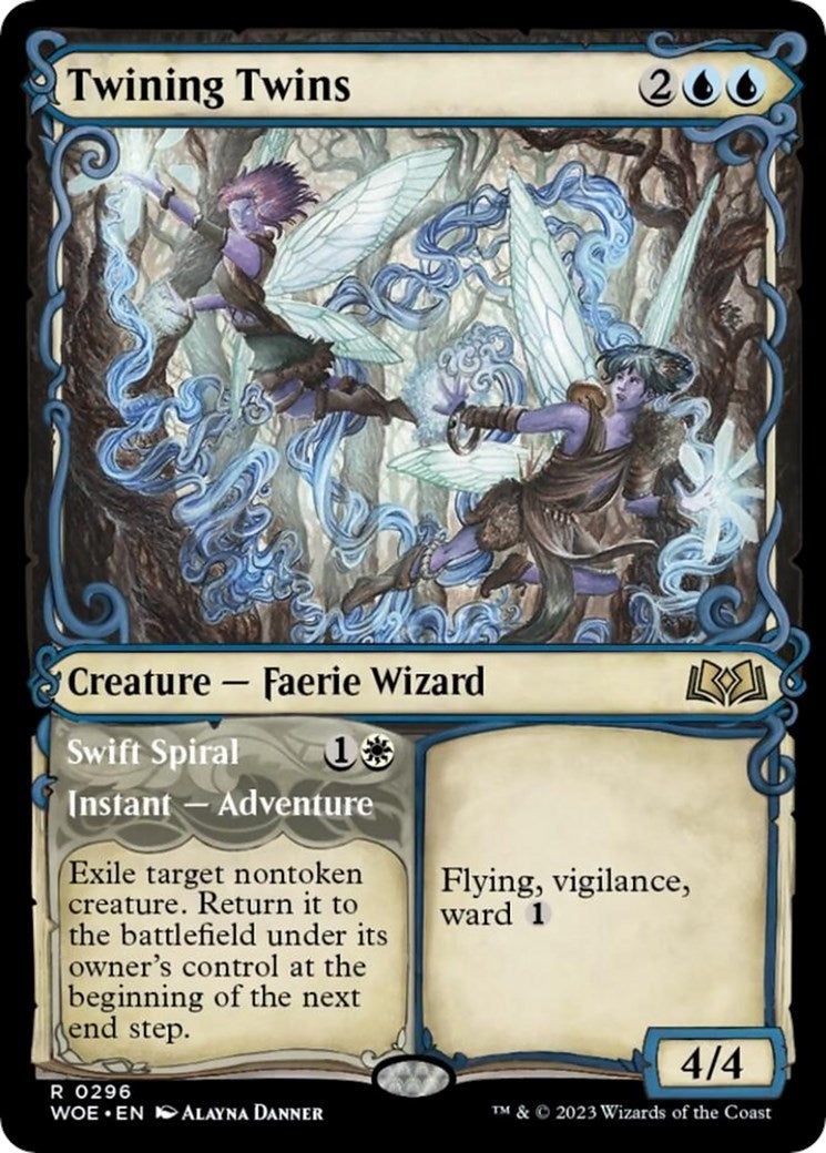 Twining Twins (Showcase) (296) [WOE] - MTG Single