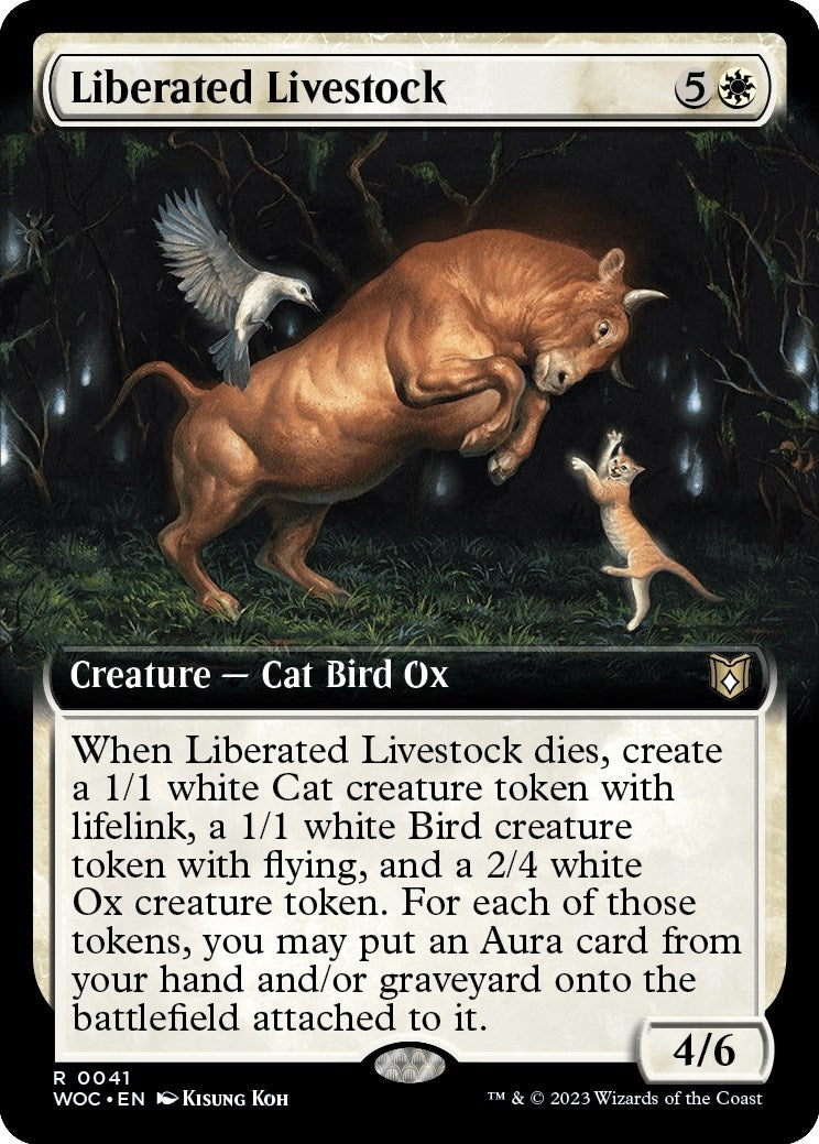 Liberated Livestock (Extended Art) (41) [WOC] - MTG Single