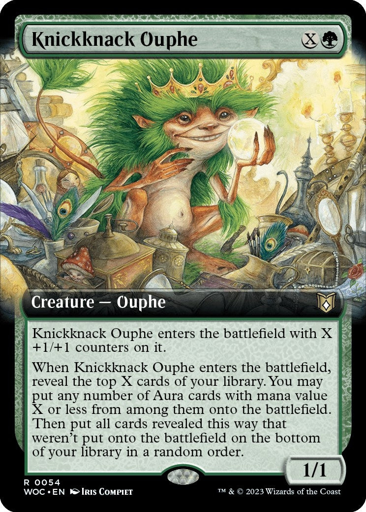 Knickknack Ouphe (Extended Art) (54) [WOC] - MTG Single