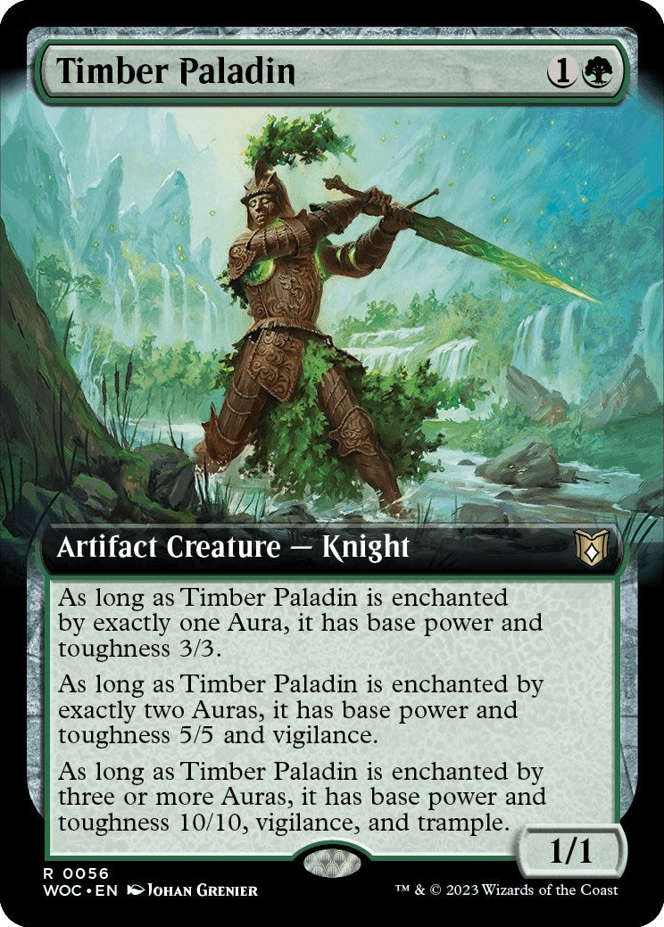 Timber Paladin (Extended Art) (56) [WOC] - MTG Single