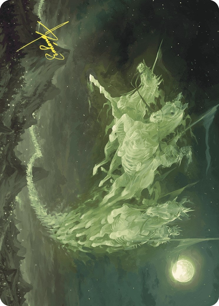 Moonshaker Cavalry Art Card (Gold-Stamped Signature) (5) [ASWOE] - MTG Single