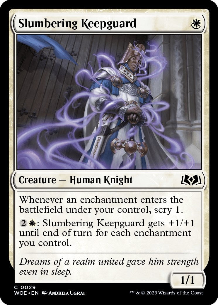 Slumbering Keepguard (29) [WOE] - MTG Single