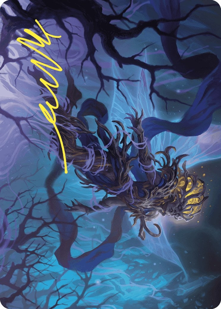Sleep-Cursed Faerie Art Card (Gold-Stamped Signature) (8) [ASWOE] - MTG Single