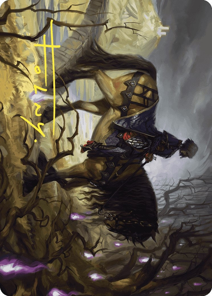 Rowan’s Grim Search Art Card (Gold-Stamped Signature) (13) [ASWOE] - MTG Single