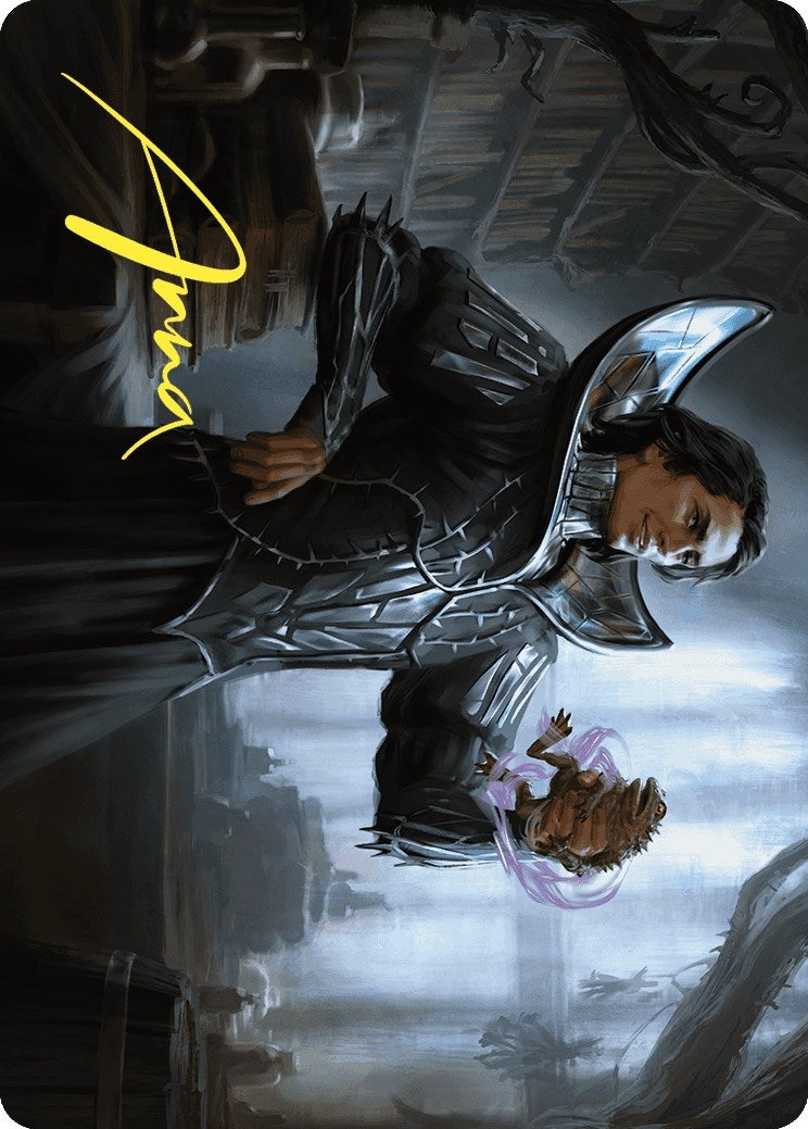 Spiteful Hexmage Art Card (Gold-Stamped Signature) (15) [ASWOE] - MTG Single