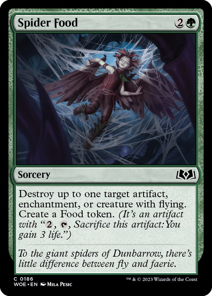 Spider Food (186) [WOE] - MTG Single