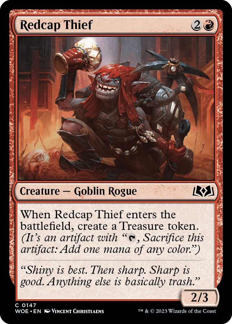 Redcap Thief (147) [WOE] - MTG Single