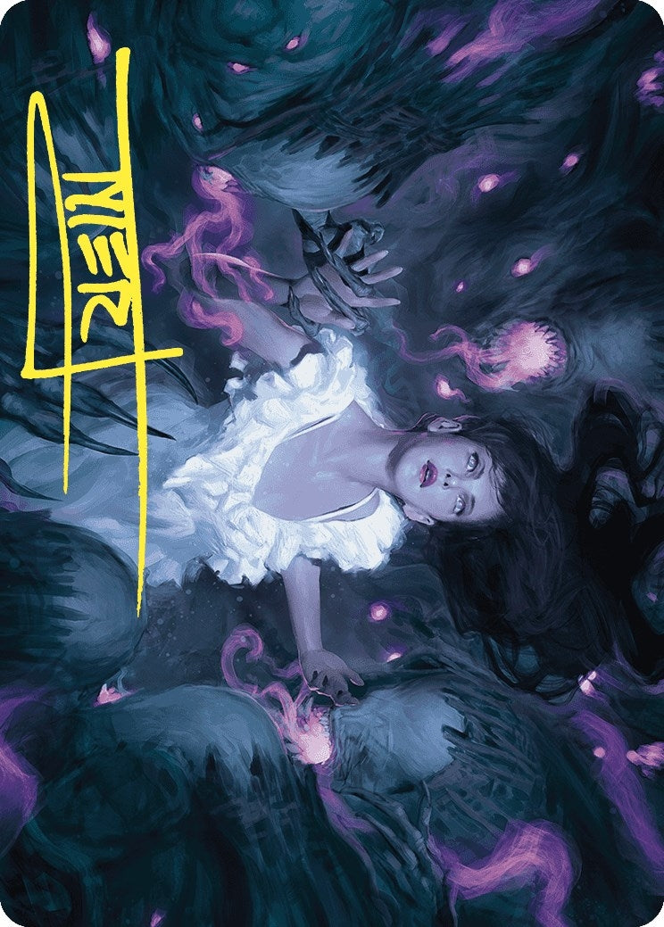 Neva Stalked by Nightmares Art Card (Gold-Stamped Signature) (30) [ASWOE] - MTG Single